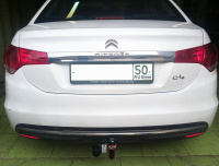 Фаркоп CN 01 для CITROEN C 4  2013-, Автос, нагрузка 1250/75 кг. БЕЗ подрезки бампера от магазина ФаркопРос